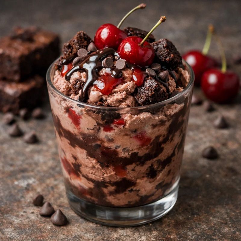 Cherry Brownie Blast