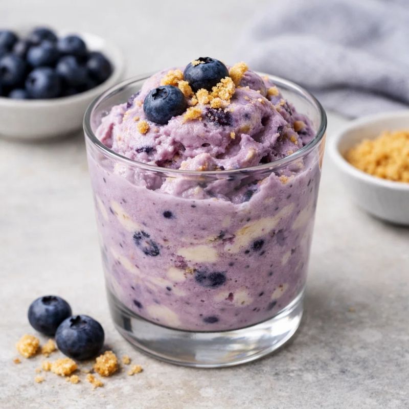 Blaubeer Cheesecake Protein
